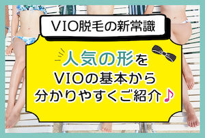 Vio脱毛の新常識 人気の形を分かりやすくご紹介 名古屋版 脱毛best